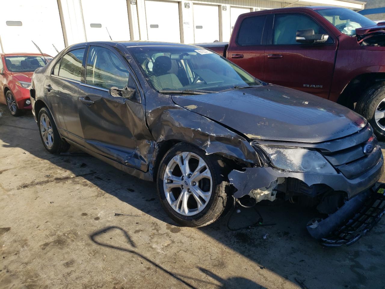 2012 Ford Fusion VIN 3FAHP0HA5CR136002 Copart auction photo, all over damage thumbnail 4