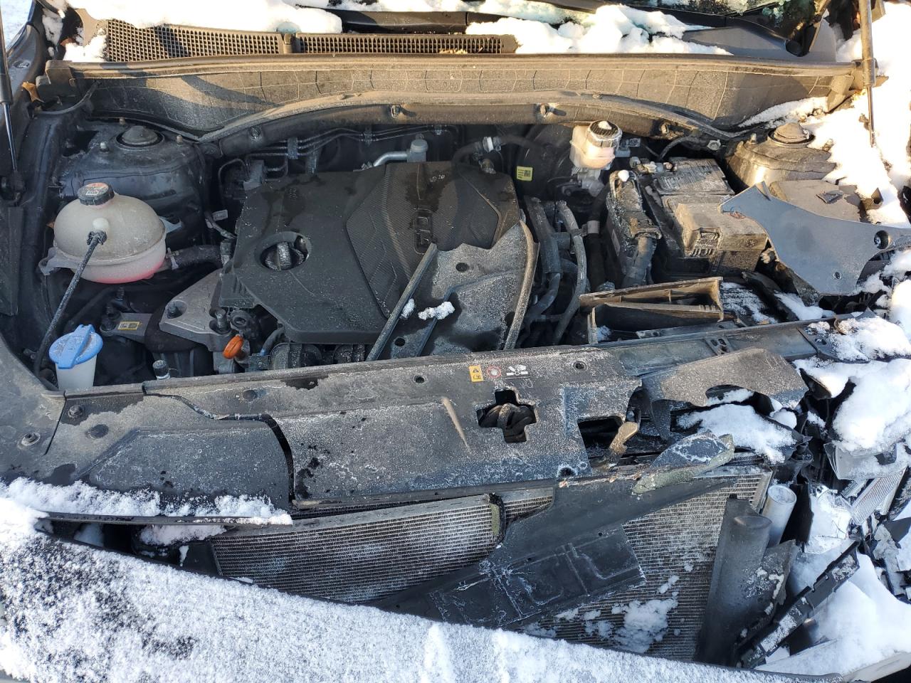 2022 Hyundai Santa Fe VIN 5NMS2DAJ7NH413168 Copart auction photo, front end damage thumbnail 13