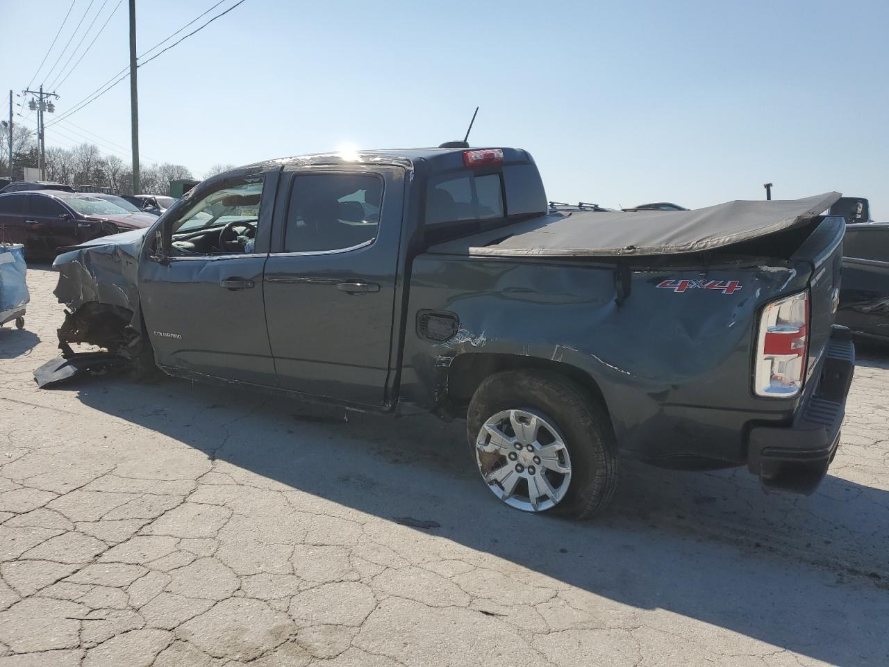 2017 Chevrolet Colorado VIN 1GCGTCENXH1269401 Copart auction photo, front end / rollover damage thumbnail 2