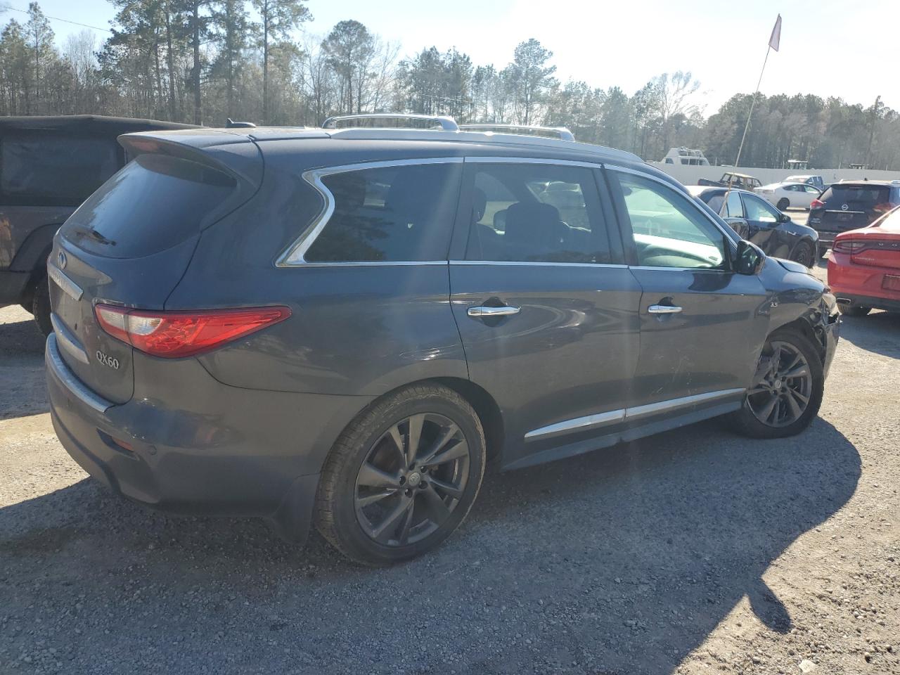 2014 Infiniti QX60 VIN 5N1AL0MM8EC550864 Copart auction photo, front end damage thumbnail 3