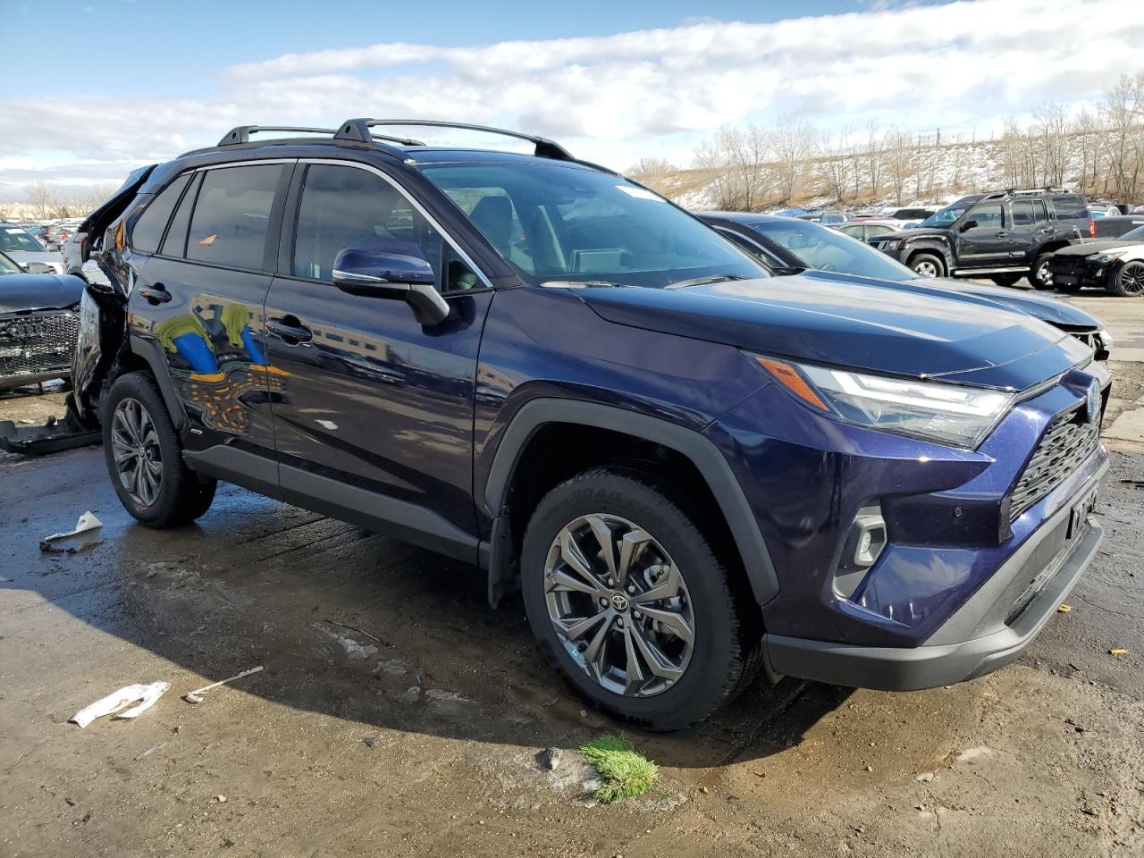 2022 Toyota RAV 4 VIN 4T3B6RFV5NU094510 Copart auction photo, rear end damage thumbnail 4