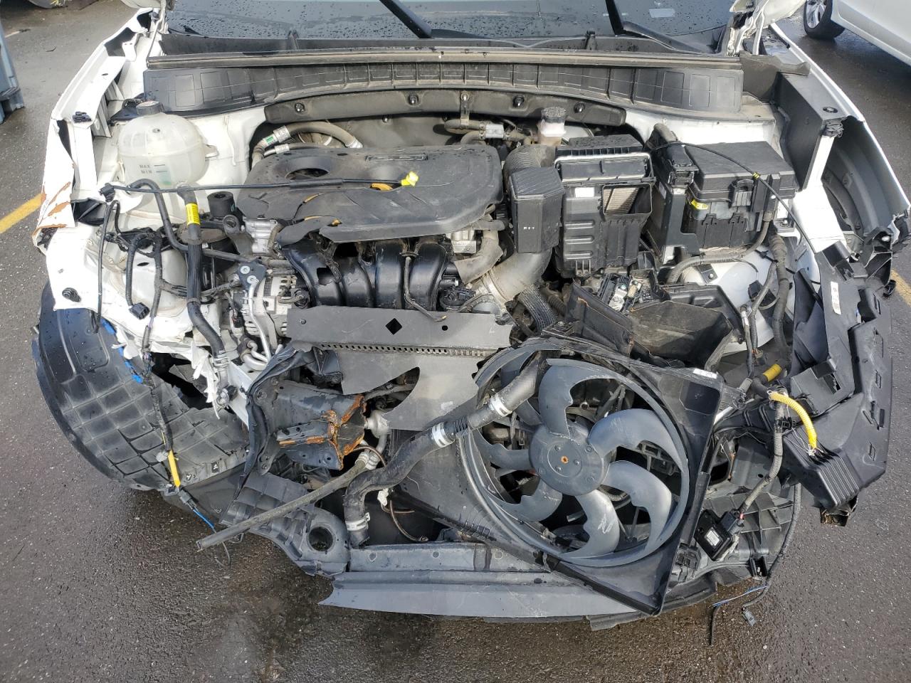 2020 Hyundai Tucson VIN KM8J23A44LU160909 Copart auction photo, front end damage thumbnail 11