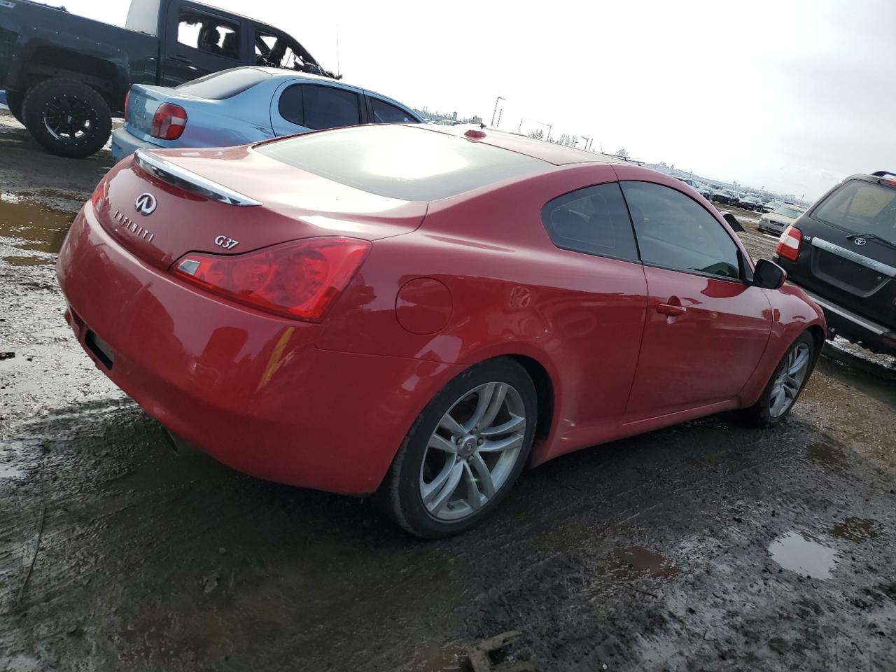 2009 Infiniti G VIN JNKCV64E29M602149 Copart auction photo, rear end damage thumbnail 3