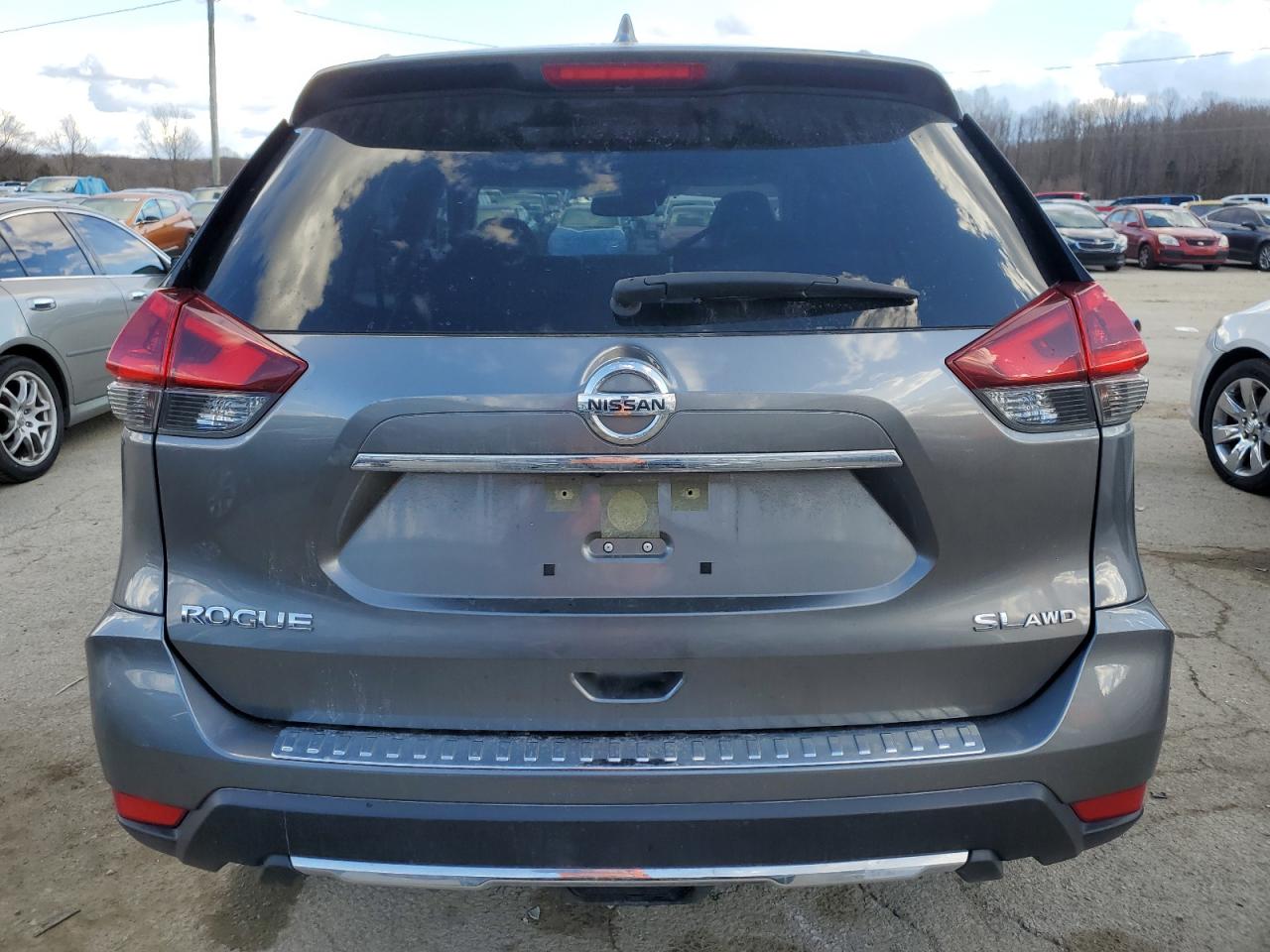 2018 Nissan Rogue VIN JN8AT2MV6JW326689 Copart auction photo, front end / stripped damage thumbnail 6