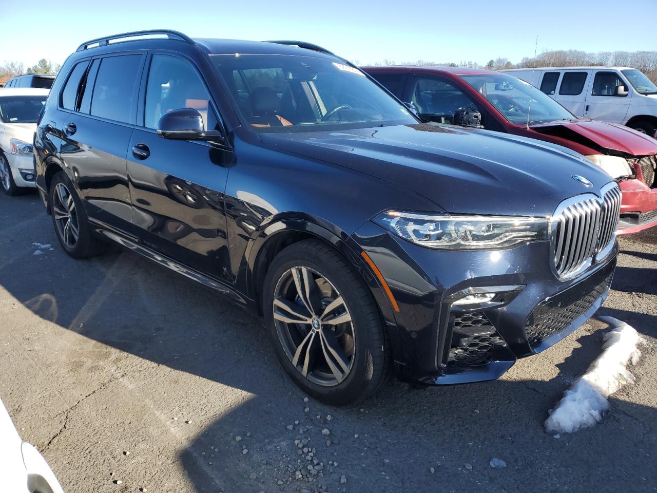 2020 BMW X7 VIN 5UXCW2C04L9B08741 Copart auction photo, side damage thumbnail 4