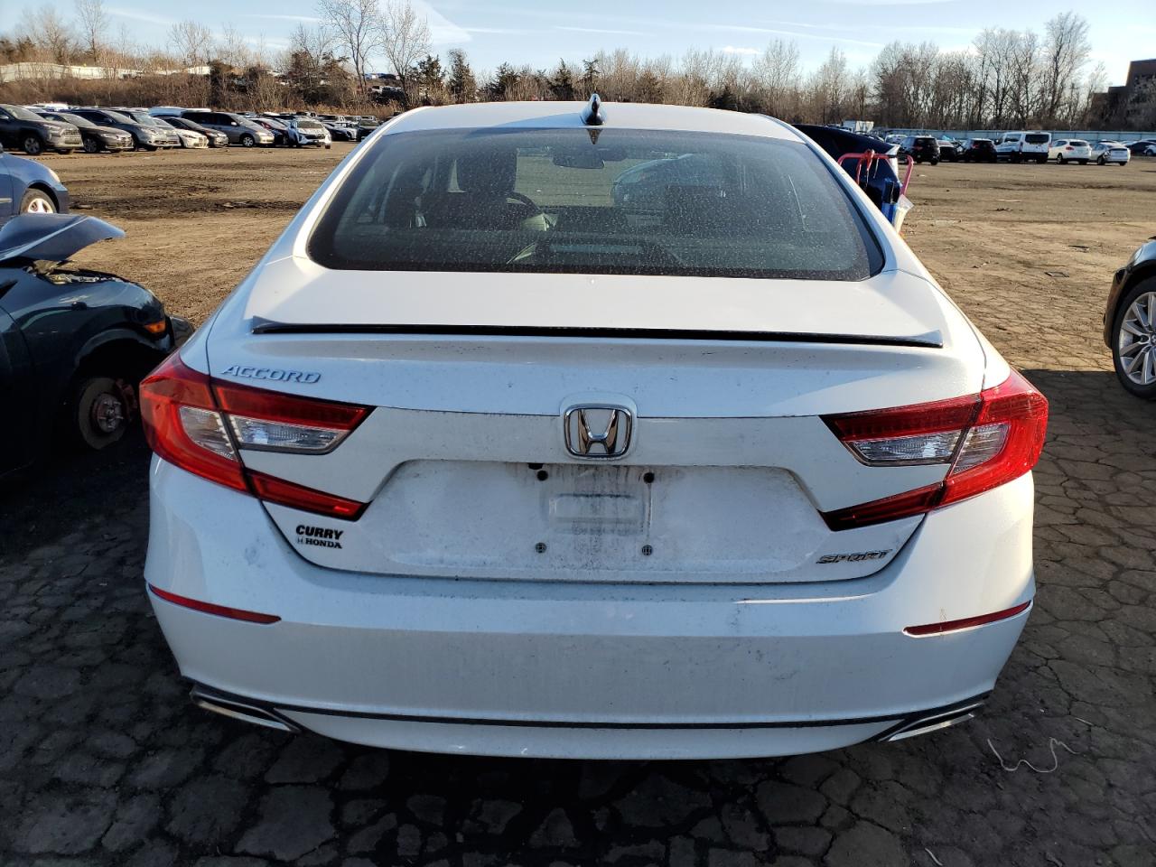 2021 Honda Accord VIN 1HGCV1F36MA001032 Copart auction photo, missing/altered vin / vandalism damage thumbnail 6