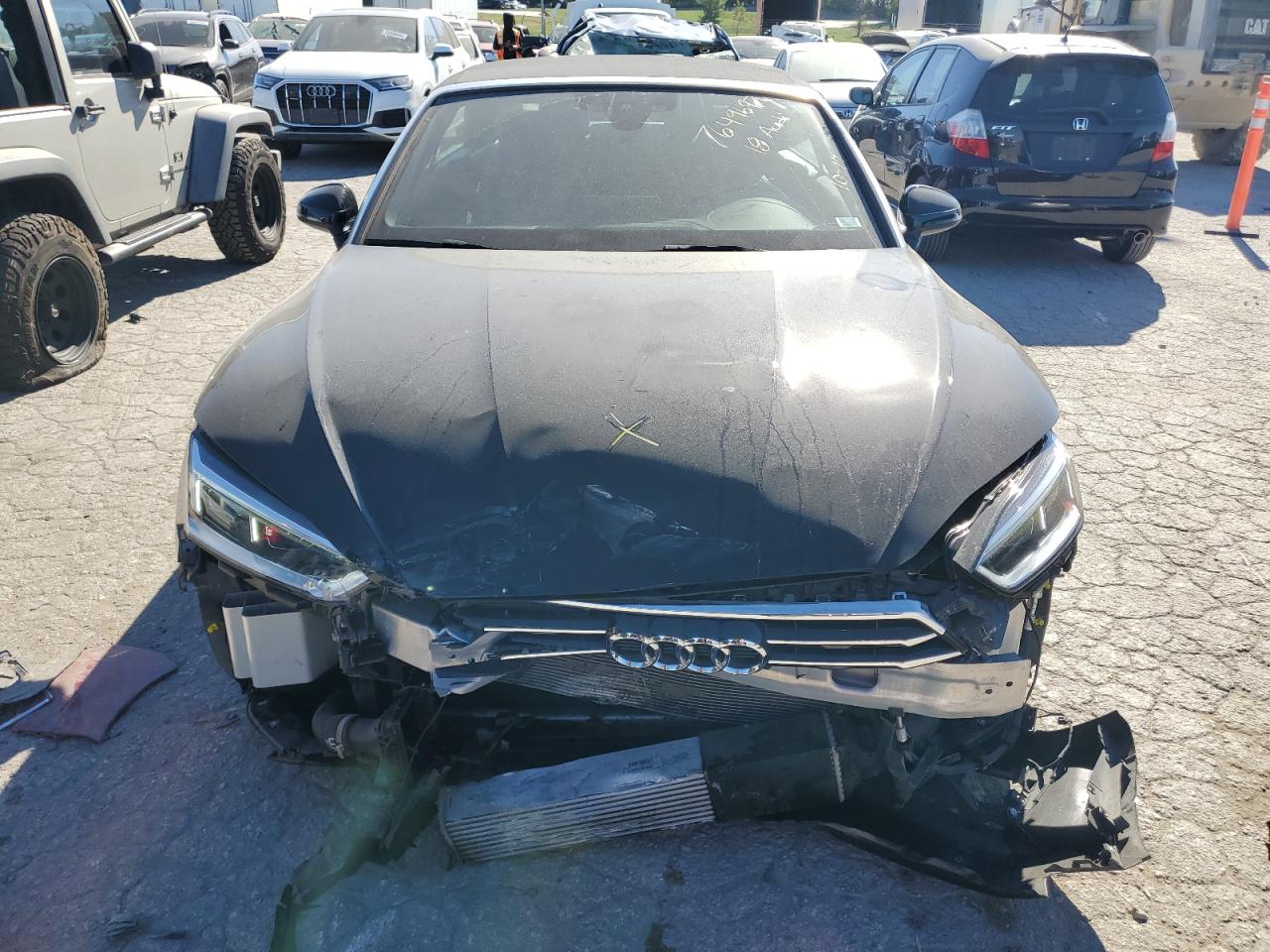 2018 Audi A5 VIN WAUYNGF58JN012611 Copart auction photo, rear end / front end damage thumbnail 5