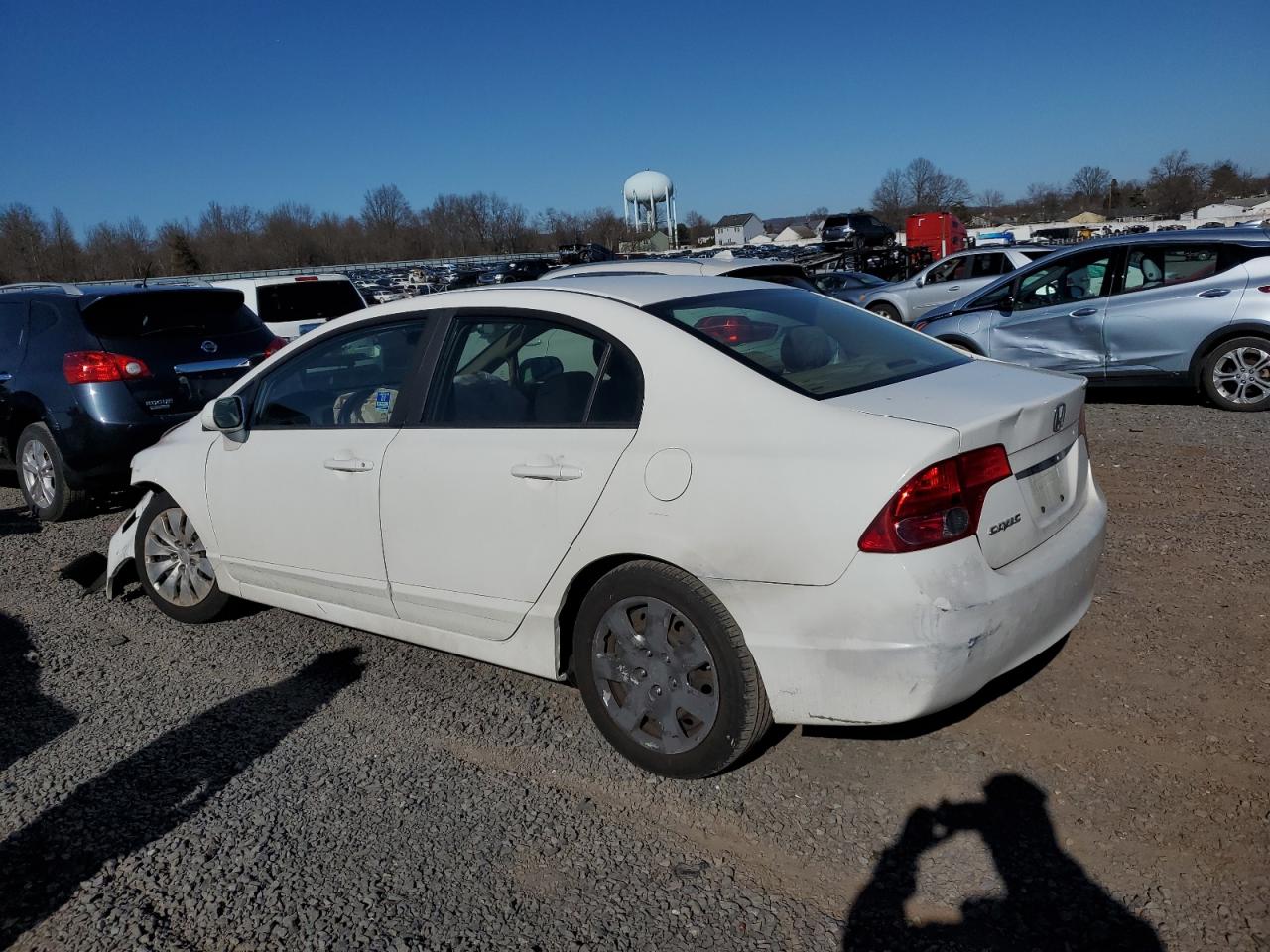 2008 Honda Civic VIN 1HGFA16568L100096 Copart auction photo, front end damage thumbnail 2