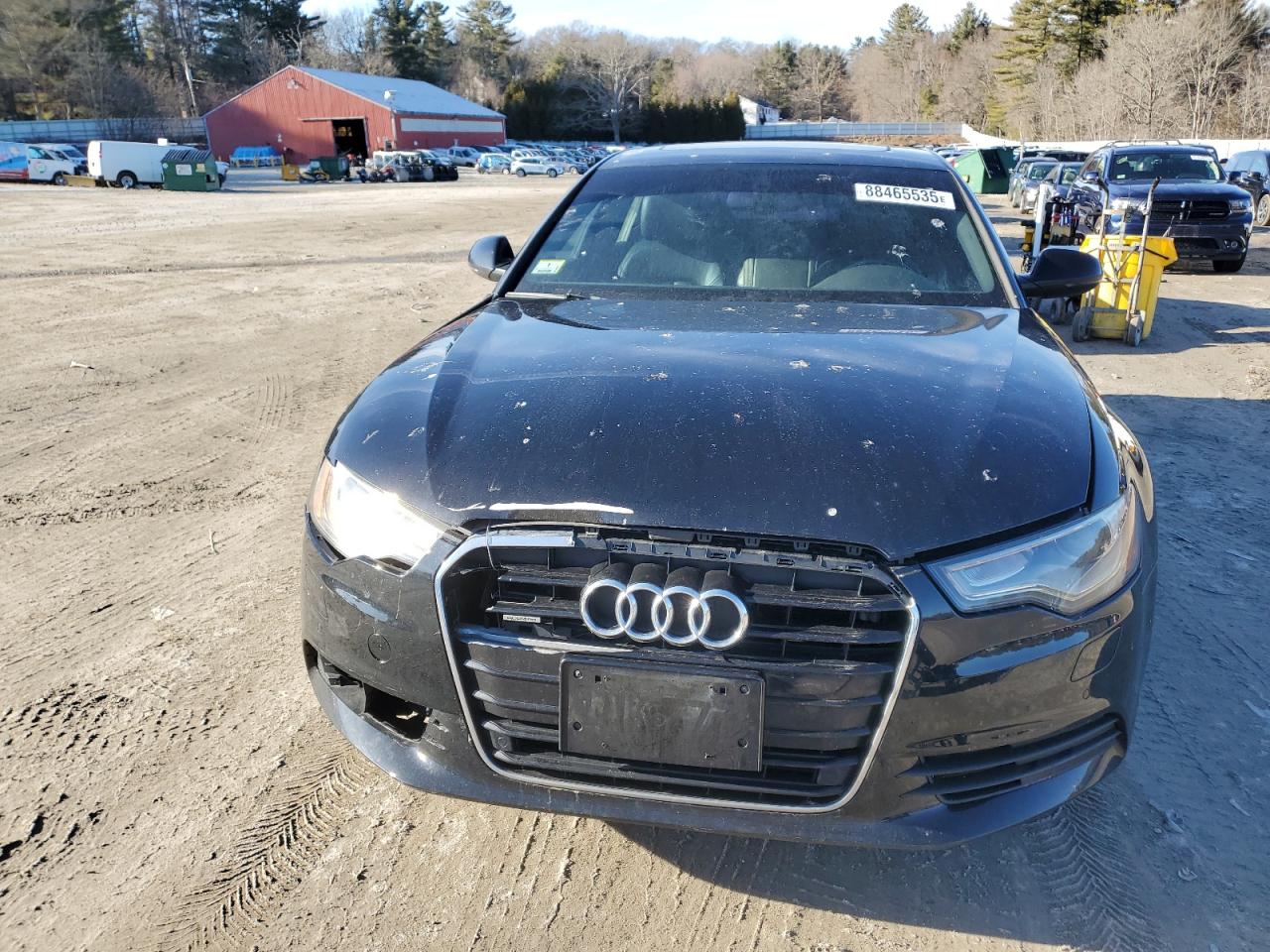 2014 Audi A6 VIN WAUGFBFC8EN156885 Copart auction photo, front end / minor dent/scratches damage thumbnail 5