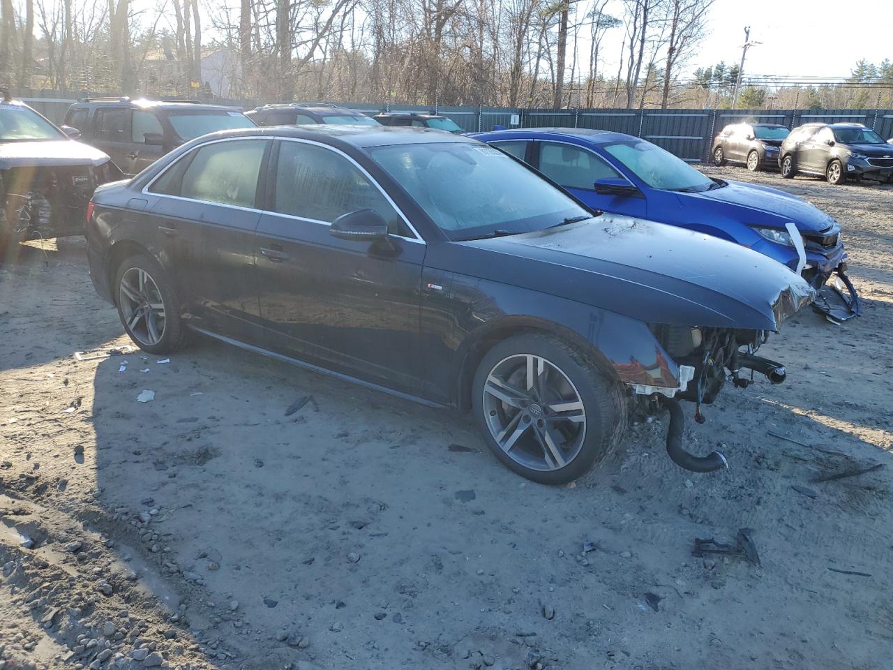 2018 Audi A4 VIN WAUFNAF42JA030492 Copart auction photo, front end / minor dent/scratches damage thumbnail 4