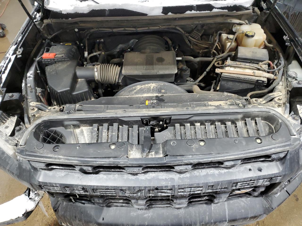 2021 Chevrolet Silverado VIN 1GC2YLE79MF225481 Copart auction photo, front end / side damage thumbnail 11