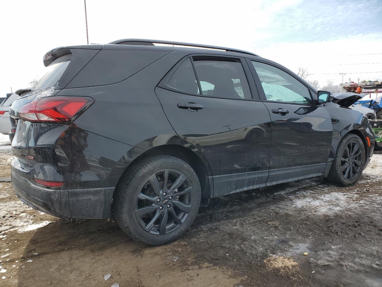 2022 Chevrolet Equinox VIN 2GNAXWEV2N6125658 Copart auction photo, front end / side damage thumbnail 3