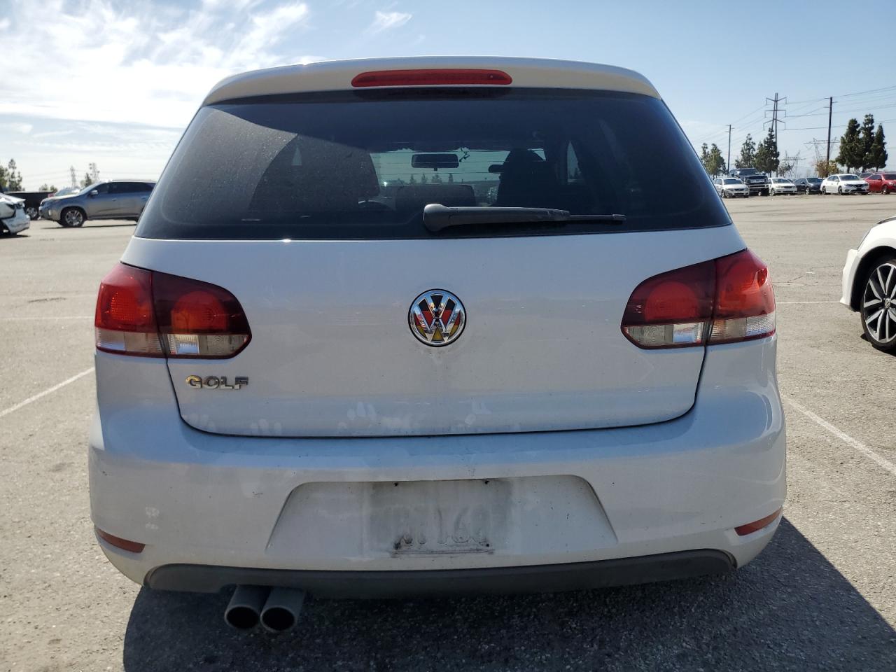 2010 Volkswagen Golf VIN WVWAB7AJ2AW402146 Copart auction photo, front end damage thumbnail 6