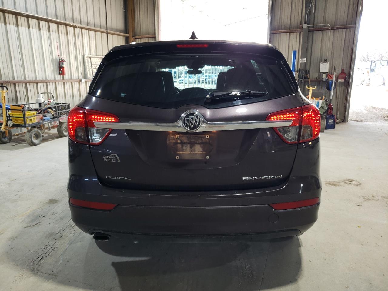 2018 Buick Envision VIN LRBFX1SA1JD079771 Copart auction photo, front end / side damage thumbnail 6