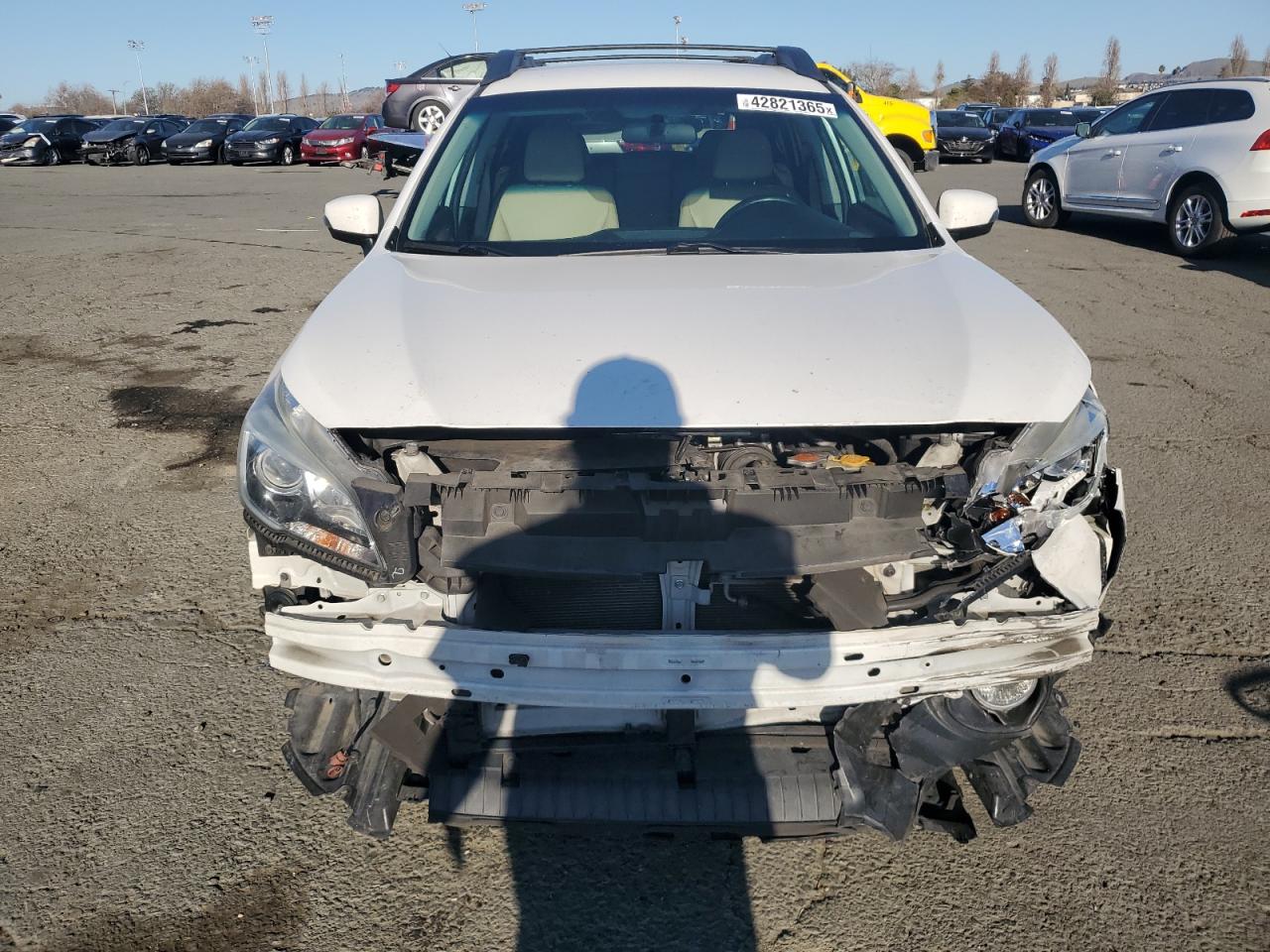 2016 Subaru Outback VIN 4S4BSEJC8G3229104 Copart auction photo, front end damage thumbnail 5