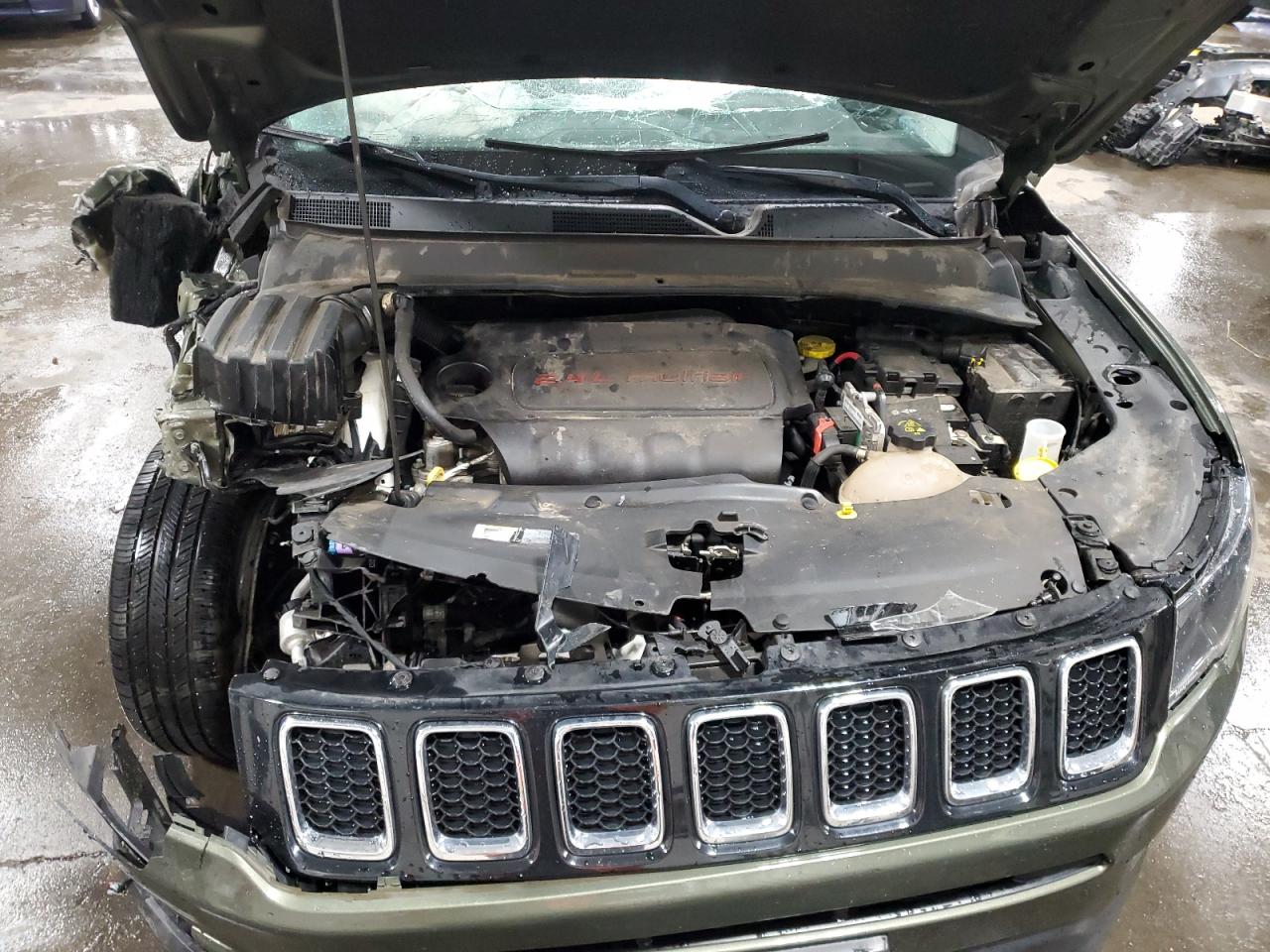 2018 Jeep Compass VIN 3C4NJDBB1JT168338 Copart auction photo, rollover damage thumbnail 13