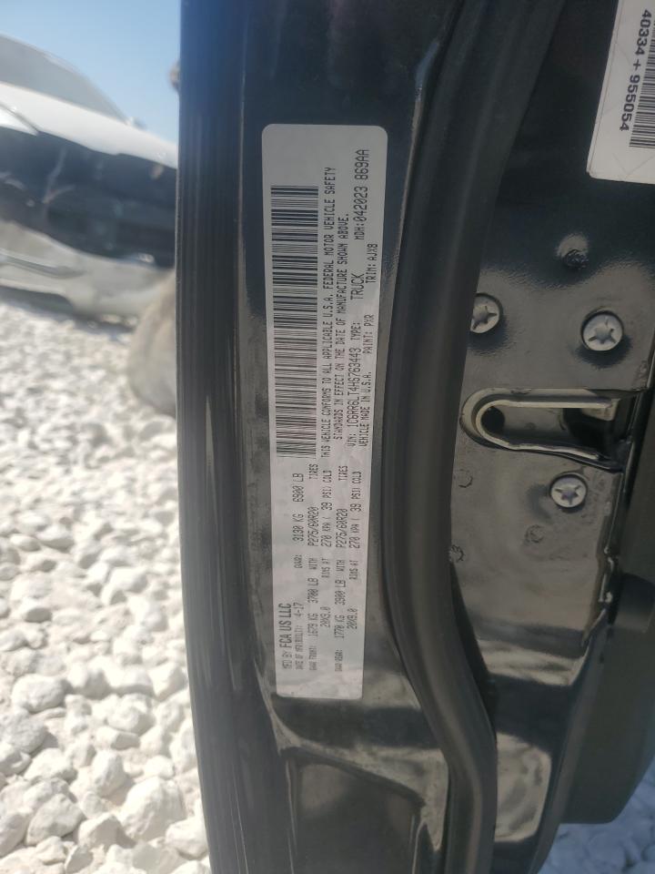 2017 RAM 1500 VIN 1C6RR6LT4HS763443 Copart auction photo, all over damage thumbnail 12