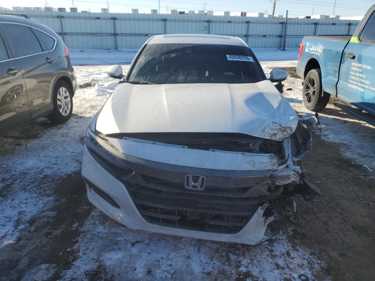 2019 Honda Accord VIN 1HGCV2E31KA028739 Copart auction photo, front end / normal wear damage thumbnail 5
