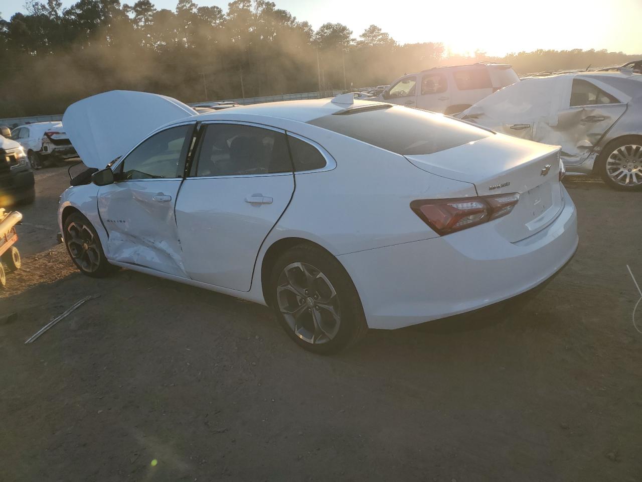 2022 Chevrolet Malibu VIN 1G1ZD5ST1NF120306 Copart auction photo, side damage thumbnail 2