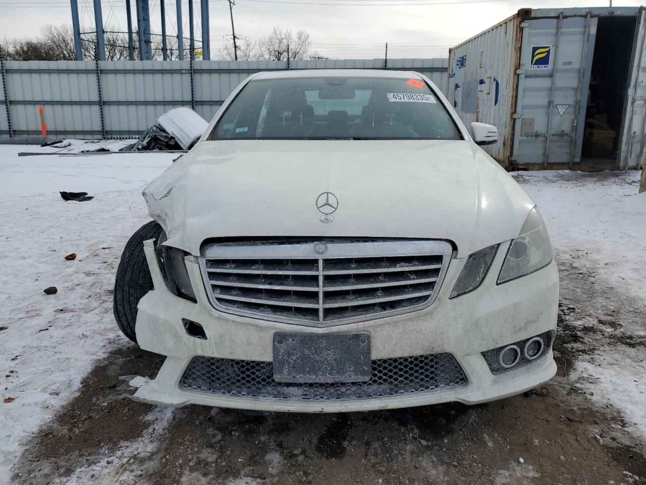 2010 Mercedes-Benz E-klasse VIN WDDHF8HB4AA117278 Copart auction photo, front end damage thumbnail 5
