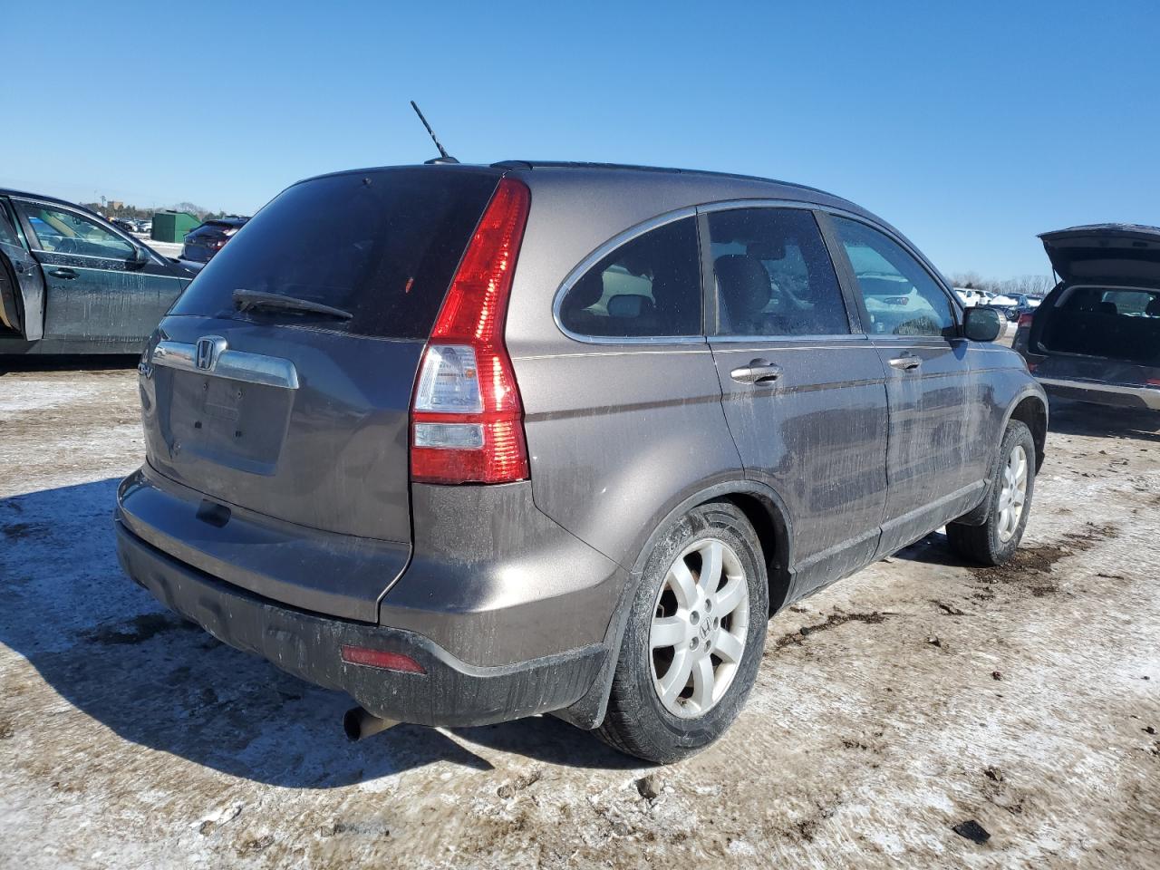 2009 Honda CR-V VIN 5J6RE48729L015204 Copart auction photo, side / rear end damage thumbnail 3