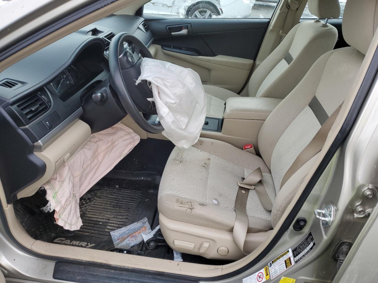 2014 Toyota Camry VIN 4T1BF1FK3EU389329 Copart auction photo, front end / rear end damage thumbnail 7