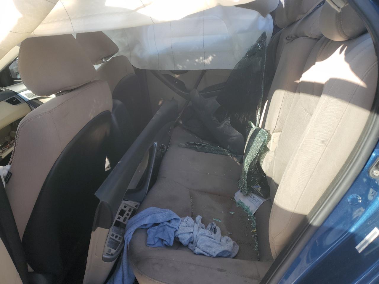2014 Hyundai Elantra VIN KMHDH4AE1EU063129 Copart auction photo, all over damage thumbnail 11