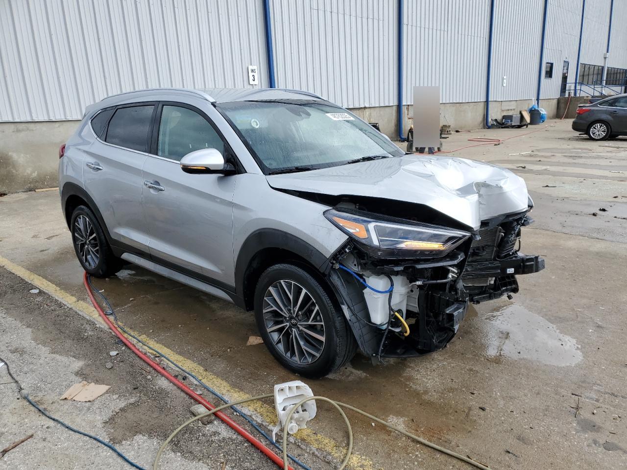 2020 Hyundai Tucson VIN KM8J3CAL4LU261128 Copart auction photo, front end damage thumbnail 4