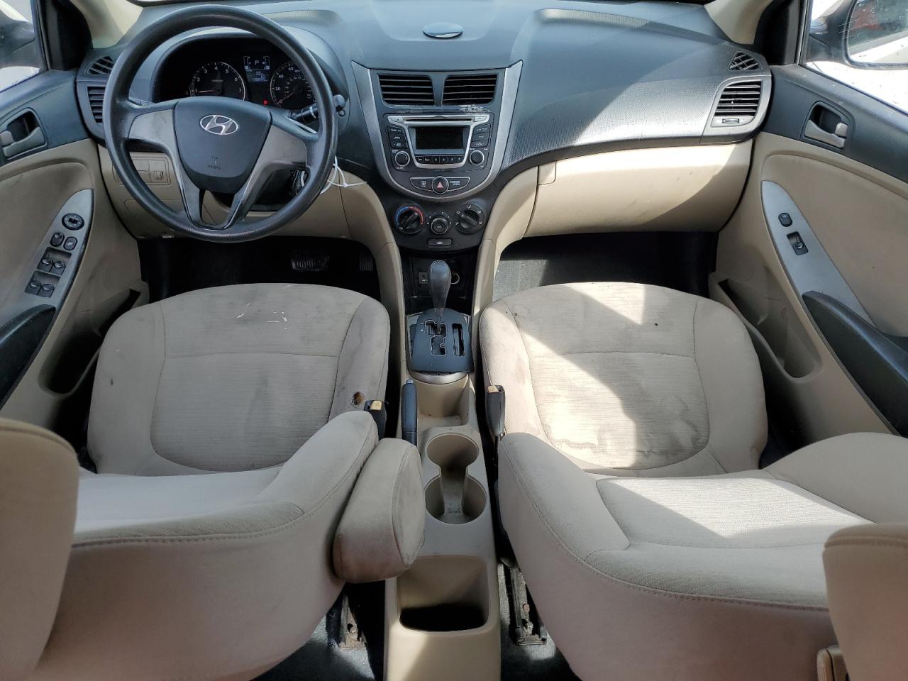 2016 Hyundai Accent VIN KMHCT4AE5GU965912 Copart auction photo, rear end / minor dent/scratches damage thumbnail 8