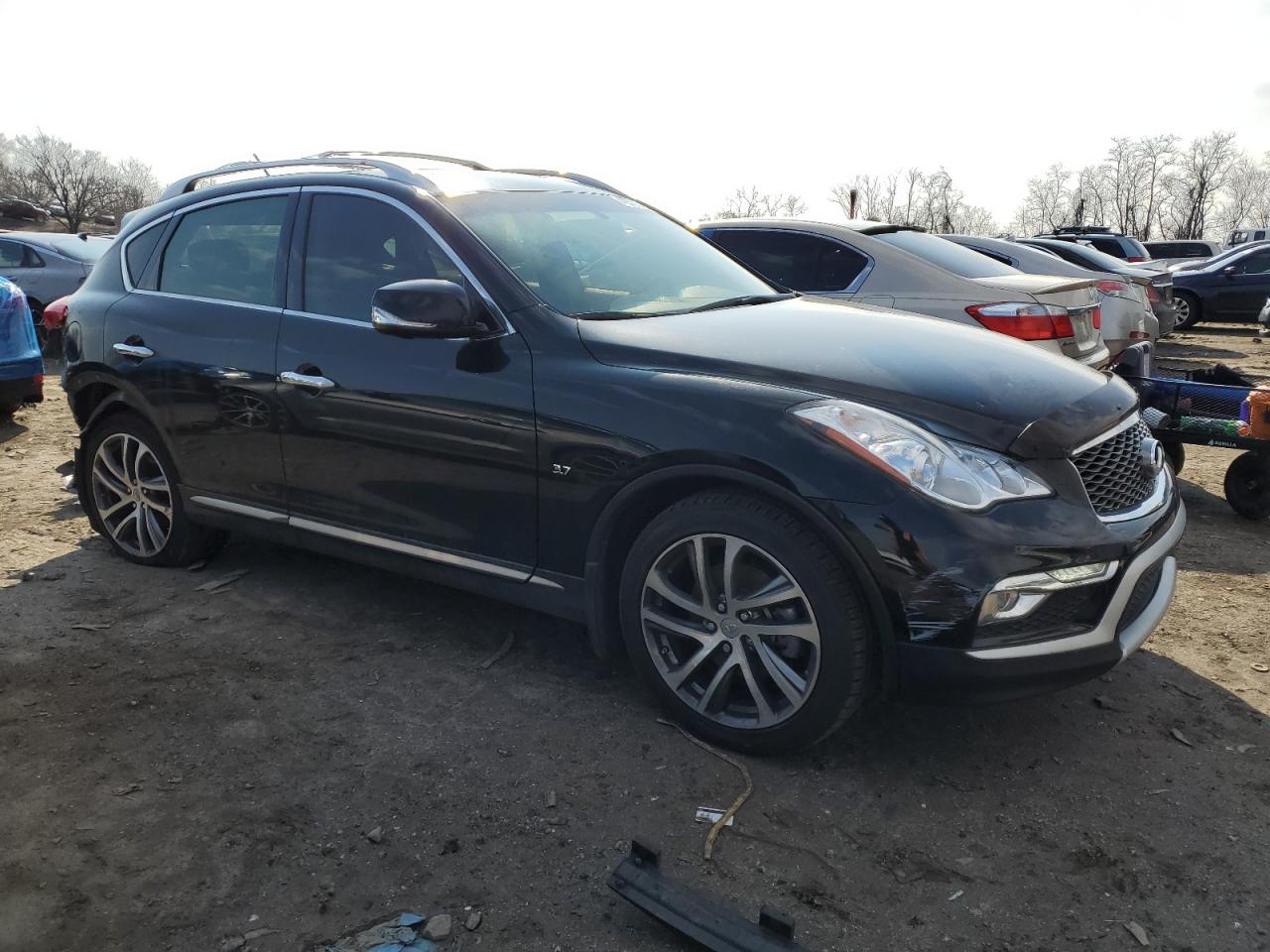 2016 Infiniti QX50 VIN JN1BJ0RP9GM234973 Copart auction photo, rear end / undercarriage damage thumbnail 4
