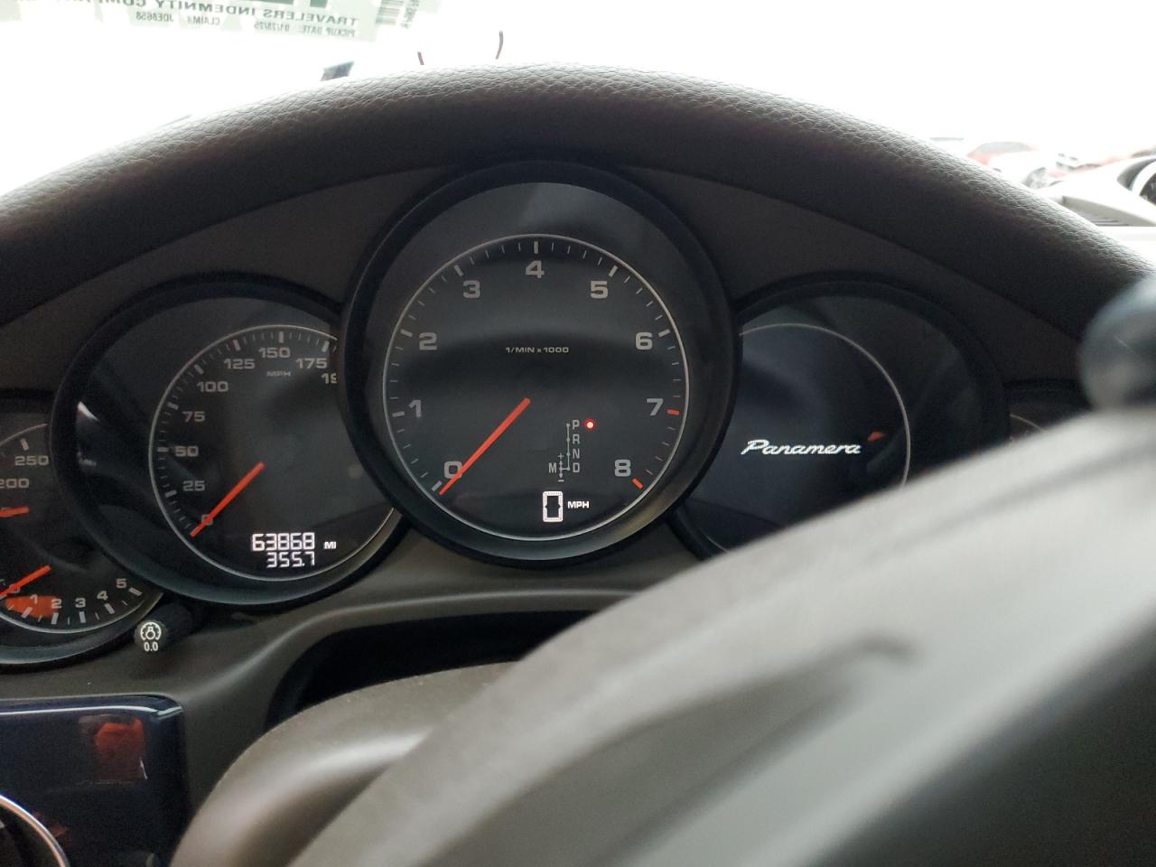 2016 Porsche Panamera VIN WP0AA2A79GL001861 Copart auction photo, water/flood / minor dent/scratches damage thumbnail 9