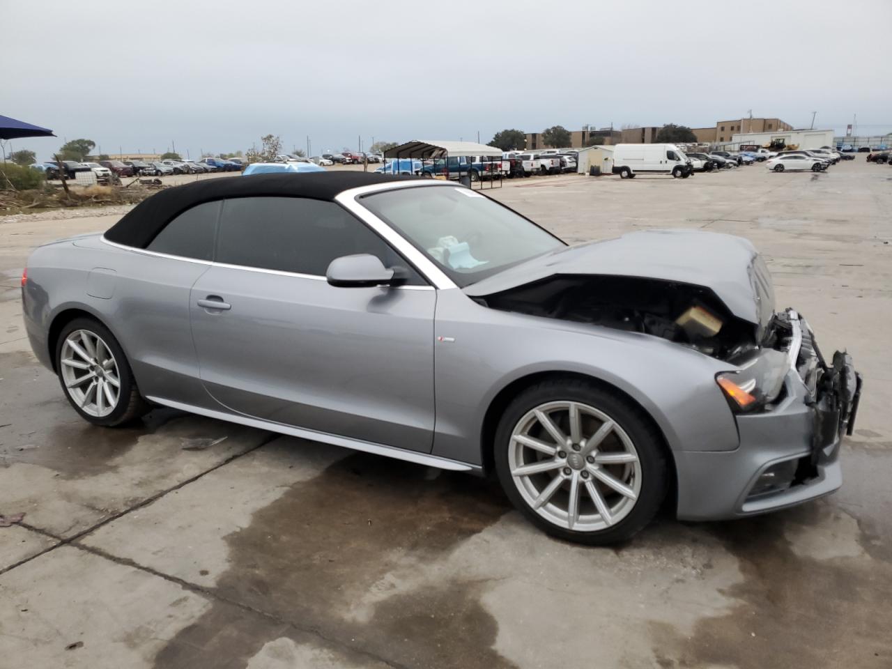 2015 Audi A5 VIN WAUMFAFH6FN003299 Copart auction photo, front end damage thumbnail 4