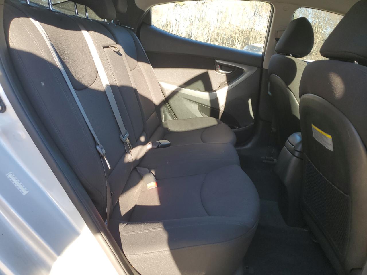 2016 Hyundai Elantra VIN KMHDH4AE4GU490968 Copart auction photo, side / rear end damage thumbnail 10