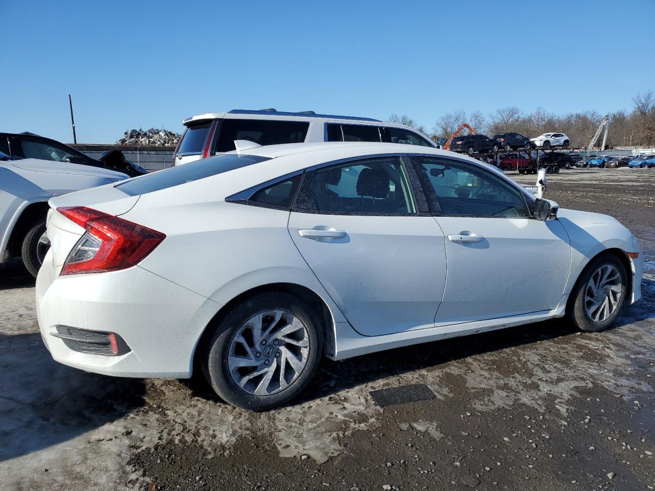 2018 Honda Civic VIN 2HGFC2F70JH526905 Copart auction photo, front end damage thumbnail 3
