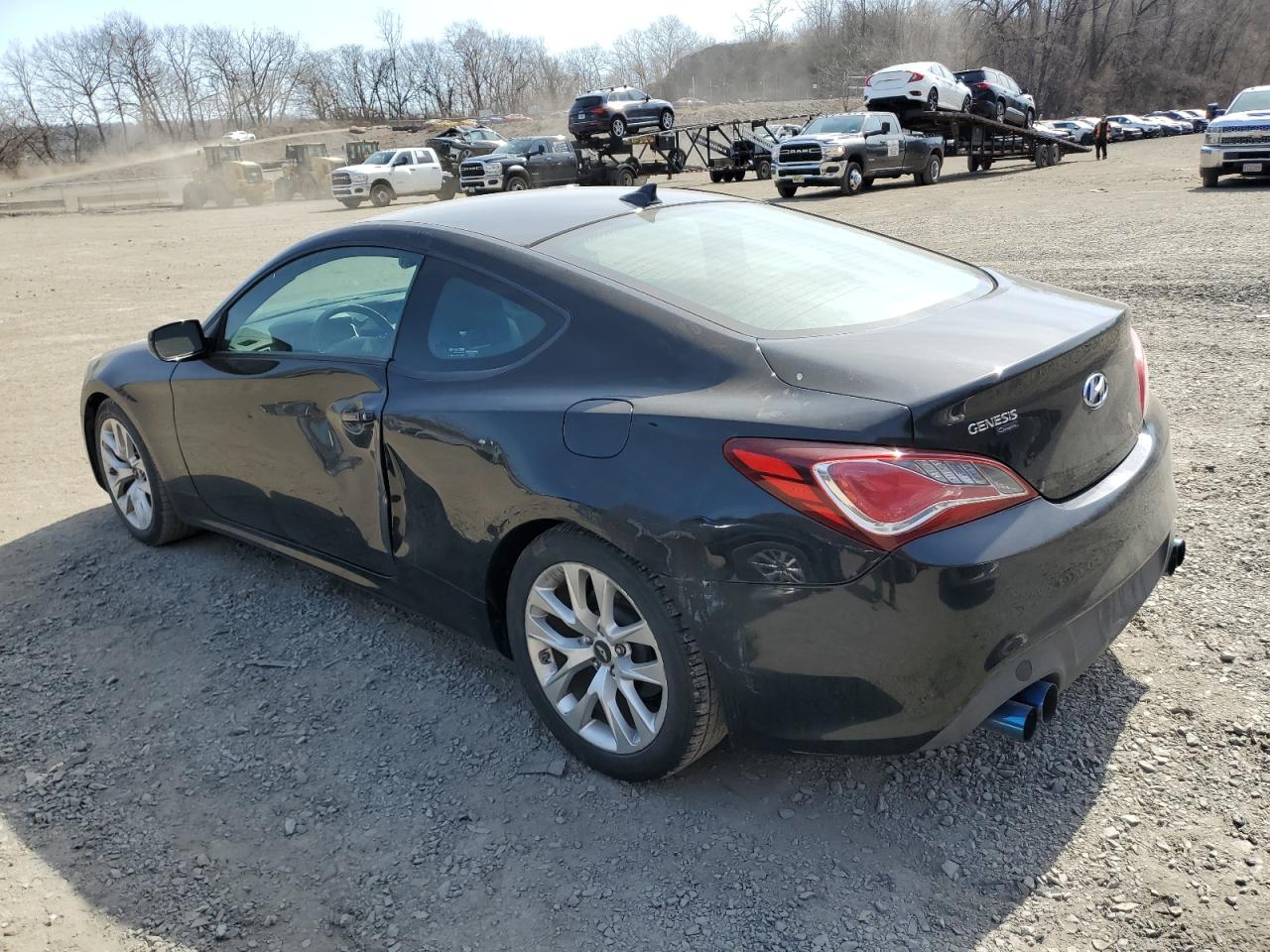 2014 Hyundai Genesis VIN KMHHT6KD9EU114636 Copart auction photo, side damage thumbnail 2