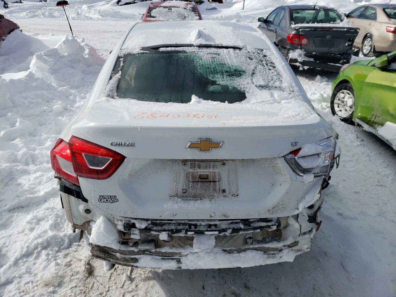 2017 Chevrolet Cruze VIN 1G1BE5SM5H7233682 Copart auction photo, rear end damage thumbnail 6