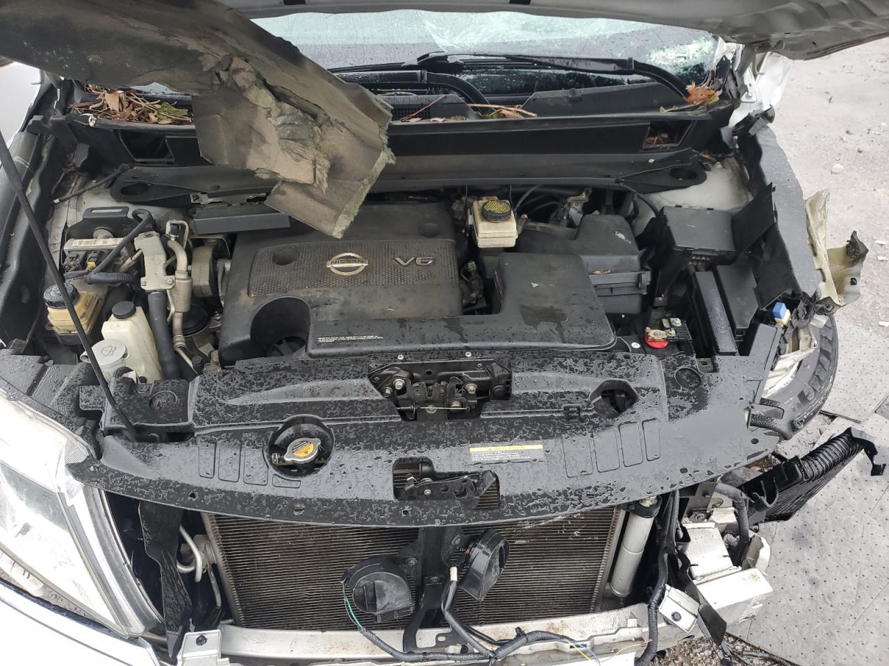 2016 Nissan Pathfinder VIN 5N1AR2MN5GC670076 Copart auction photo, all over damage thumbnail 12