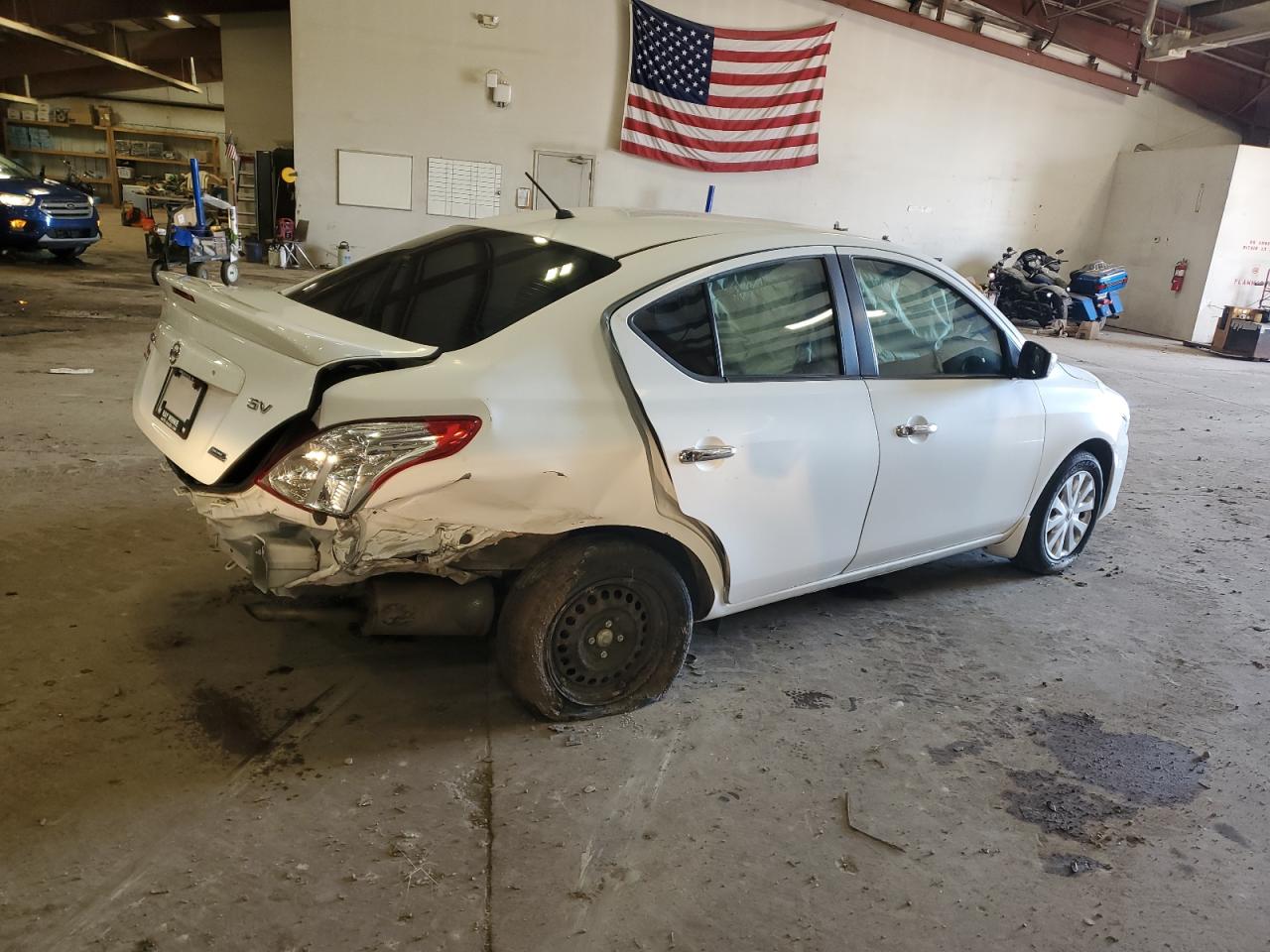 2016 Nissan Versa VIN 3N1CN7AP7GL849142 Copart auction photo, rear end damage thumbnail 3