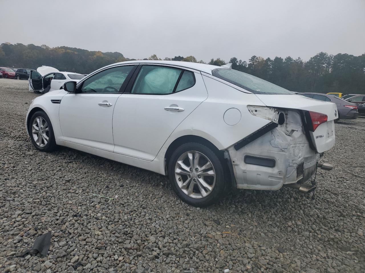 2013 KIA Optima VIN 5XXGN4A76DG120229 Copart auction photo, rear end / minor dent/scratches damage thumbnail 2