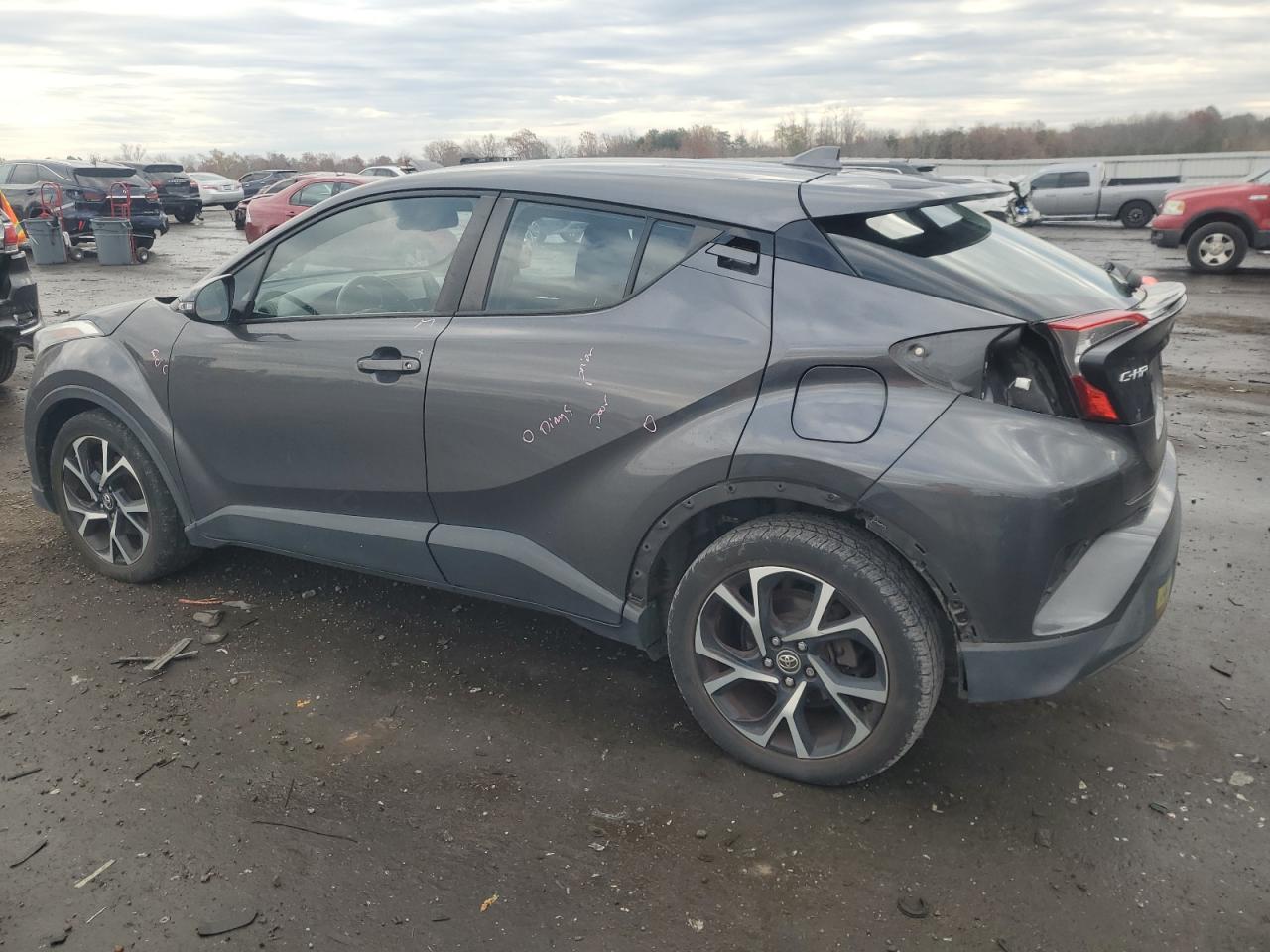 2018 Toyota C-HR VIN NMTKHMBX9JR059208 Copart auction photo, rear end / minor dent/scratches damage thumbnail 2