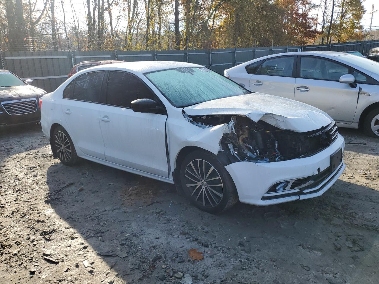 2015 Volkswagen Jetta VIN 3VW3A7AJ6FM274302 Copart auction photo, front end / minor dent/scratches damage thumbnail 4