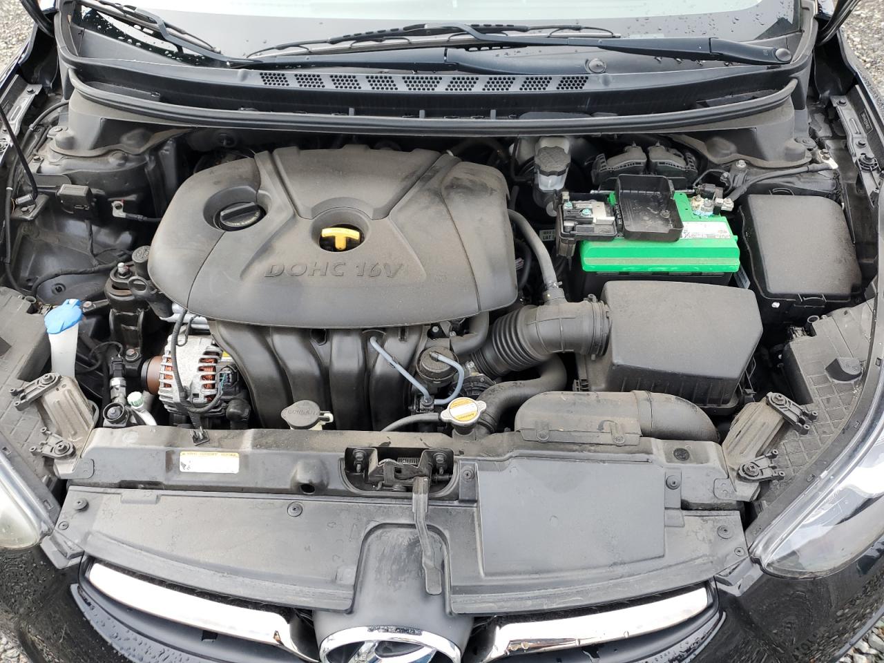2012 Hyundai Elantra VIN 5NPDH4AE2CH148377 Copart auction photo, side damage thumbnail 11