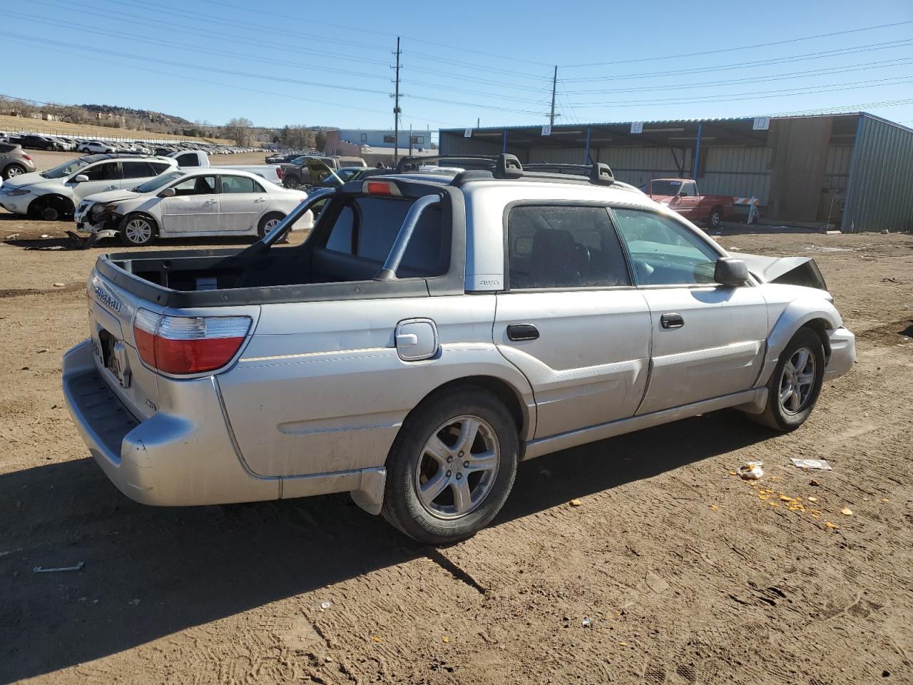 2003 Subaru Baja VIN 4S4BT62C937113138 Copart auction photo, front end / side damage thumbnail 3
