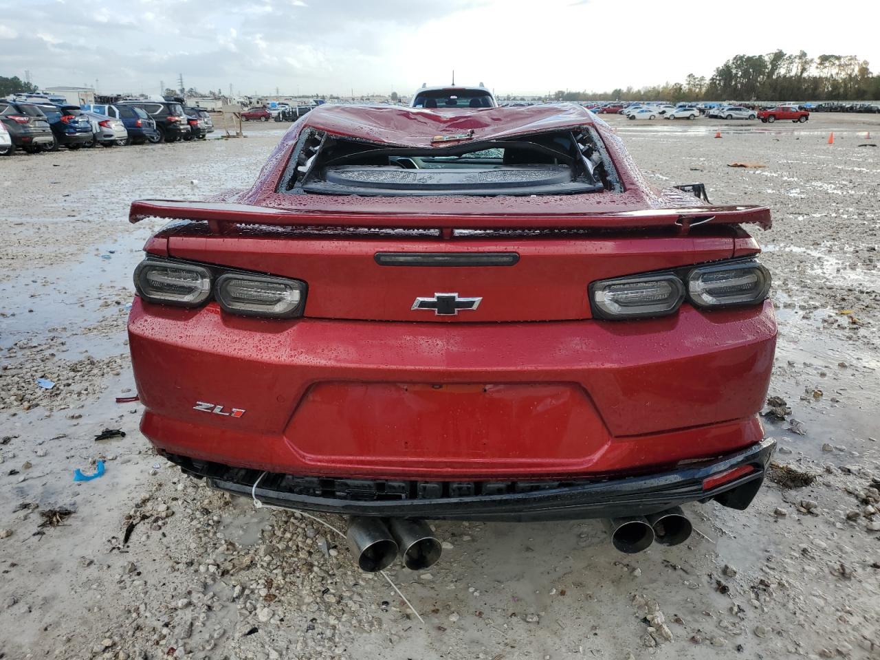 2022 Chevrolet Camaro VIN 1G1FK1R68N0107153 Copart auction photo, rollover damage thumbnail 6