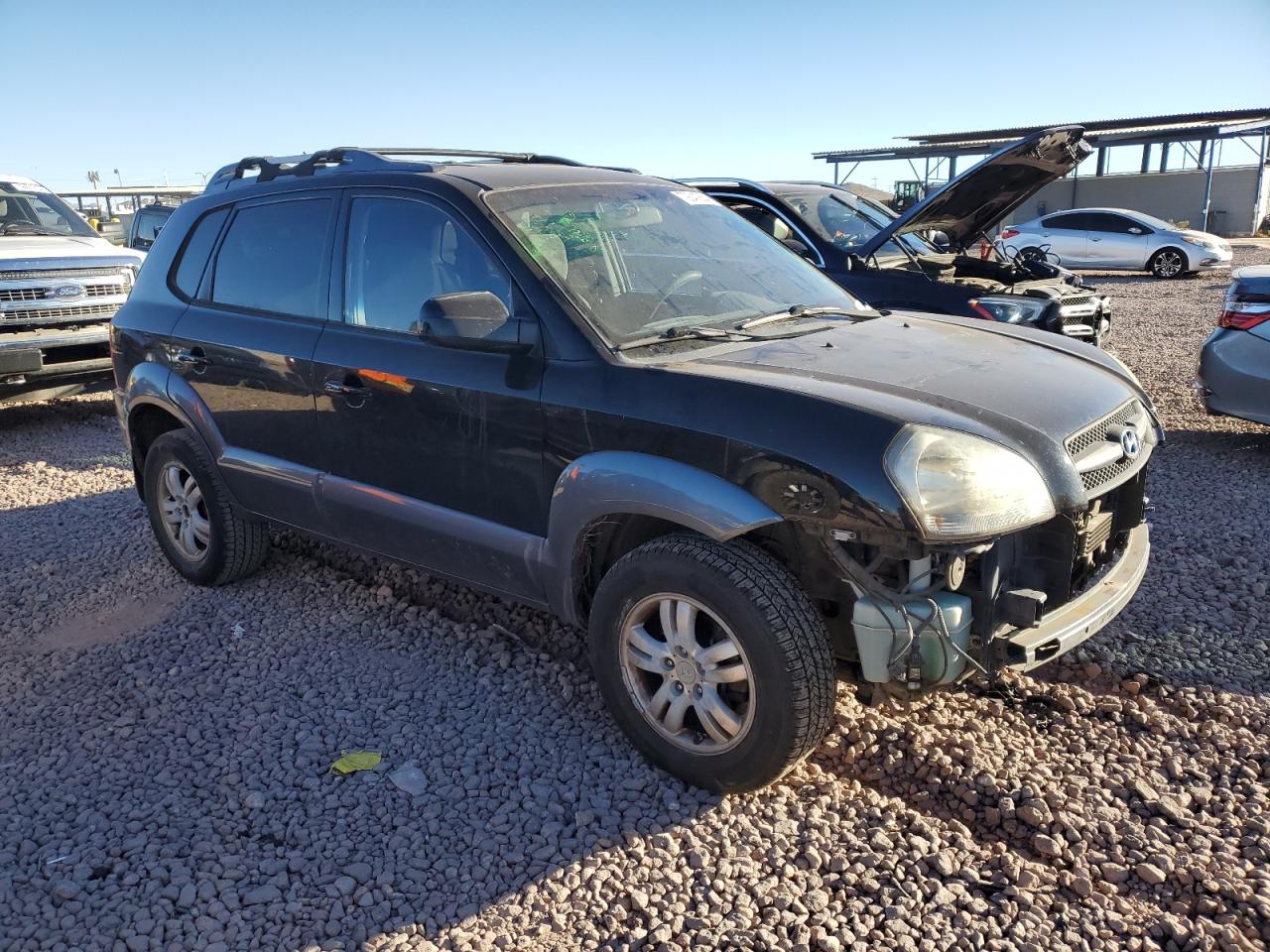 2008 Hyundai Tucson VIN KM8JN12D58U799513 Copart auction photo, front end damage thumbnail 4