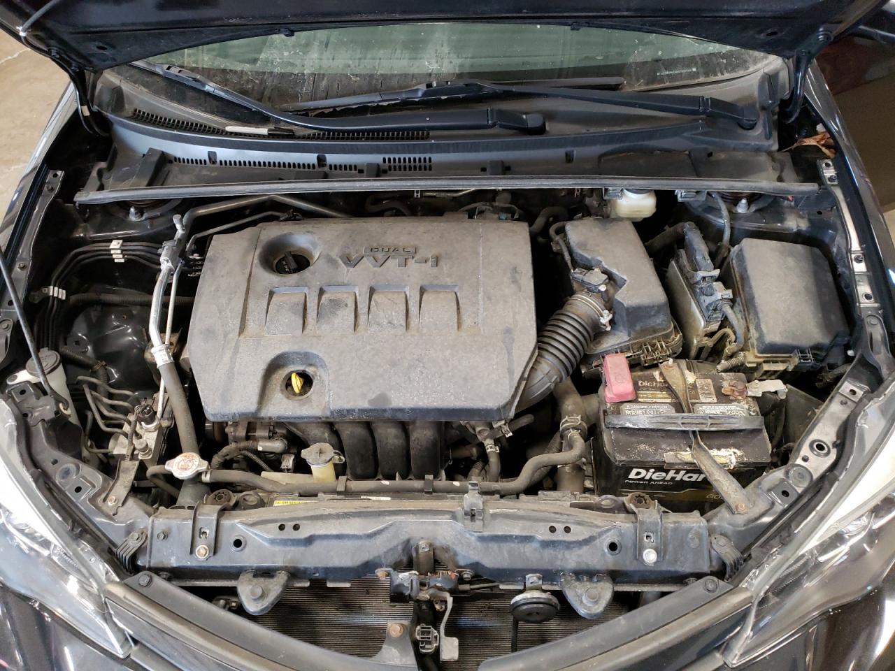 2019 Toyota Corolla VIN 2T1BURHE2KC142120 Copart auction photo, side / undercarriage damage thumbnail 11