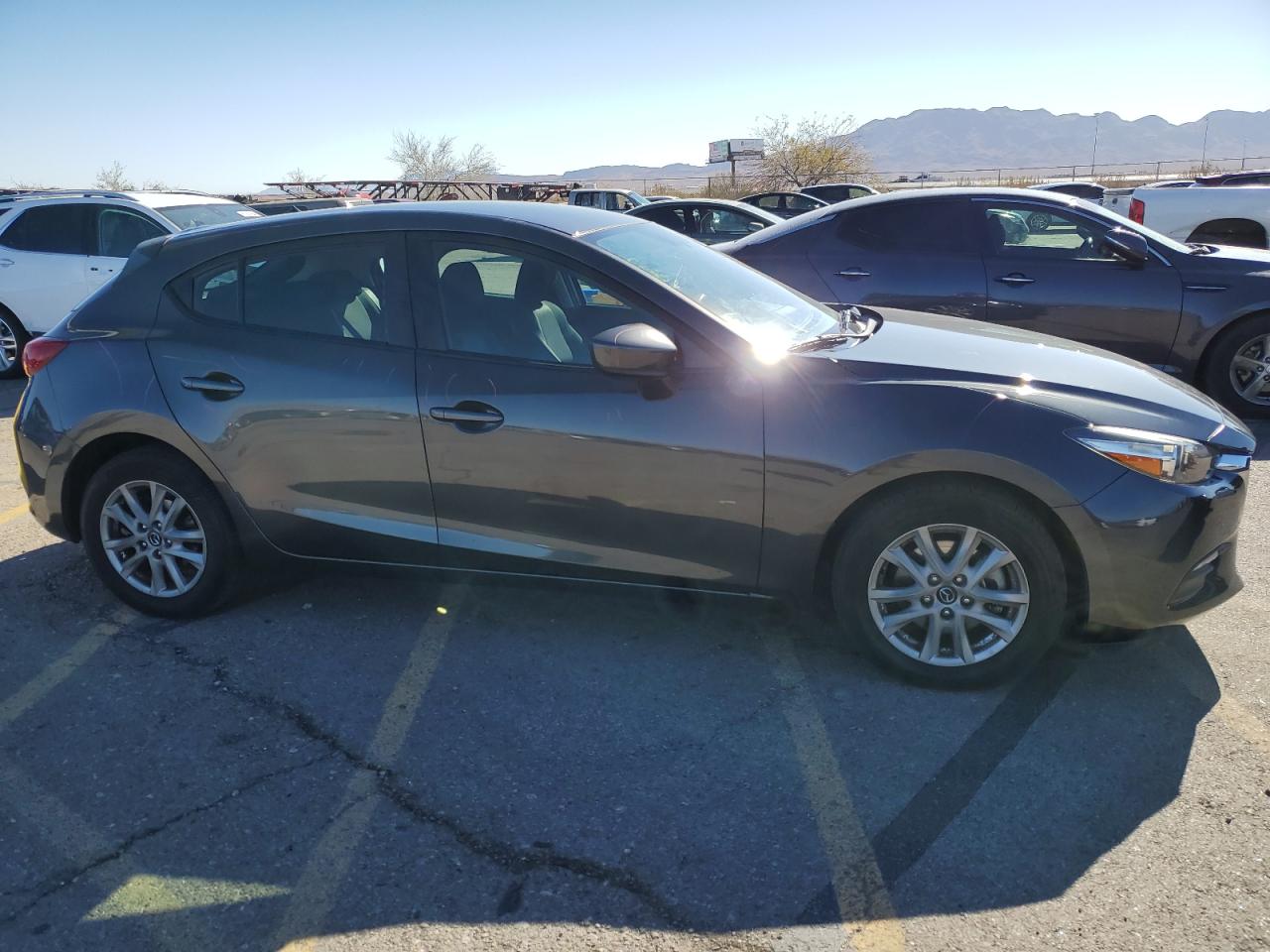 2017 Mazda 3 VIN 3MZBN1K77HM145732 Copart auction photo, all over damage thumbnail 4