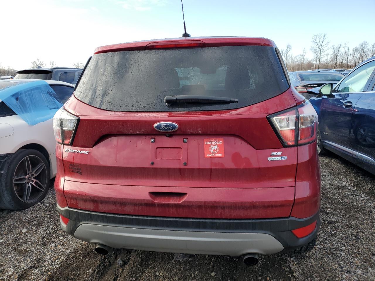2017 Ford Escape VIN 1FMCU9G90HUE33148 Copart auction photo, side / front end damage thumbnail 6