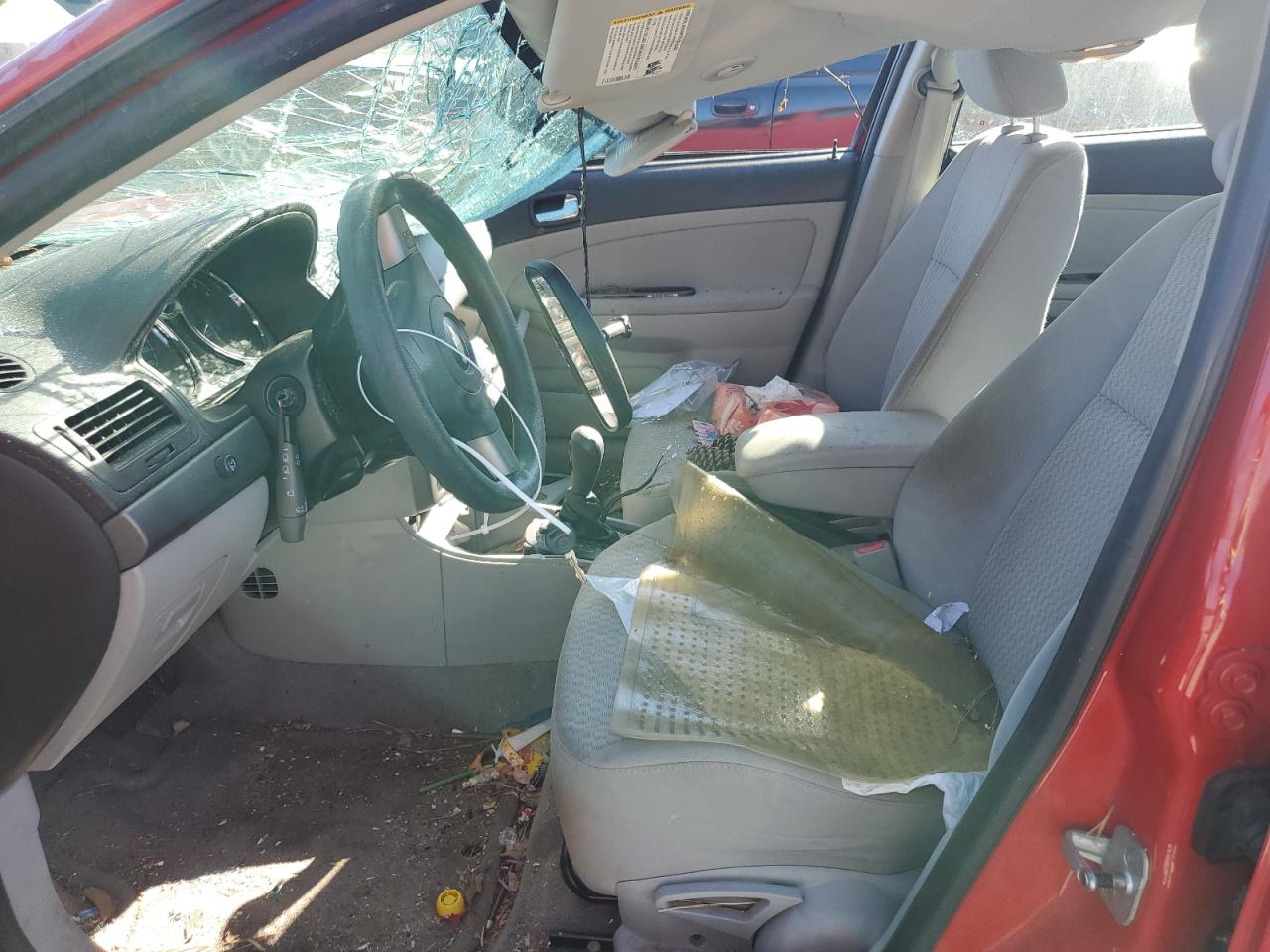 2009 Chevrolet Cobalt VIN 1G1AT58HX97234601 Copart auction photo, top/roof damage thumbnail 7
