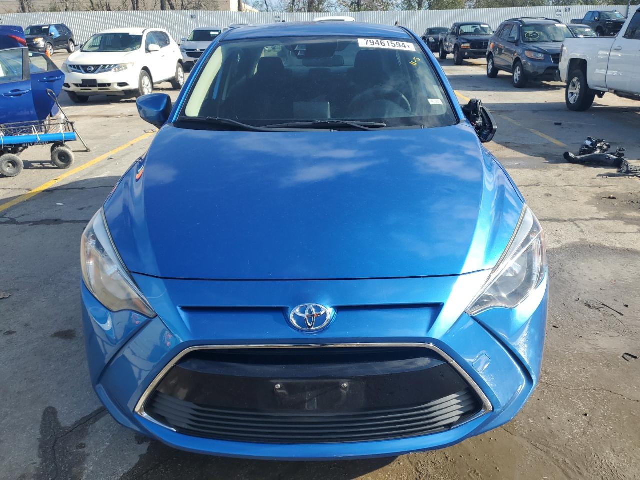 2017 Toyota Yaris VIN 3MYDLBYV9HY169554 Copart auction photo, front end damage thumbnail 5